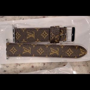 Upcycled Authentic LV 42/44 mm Apple Watch band